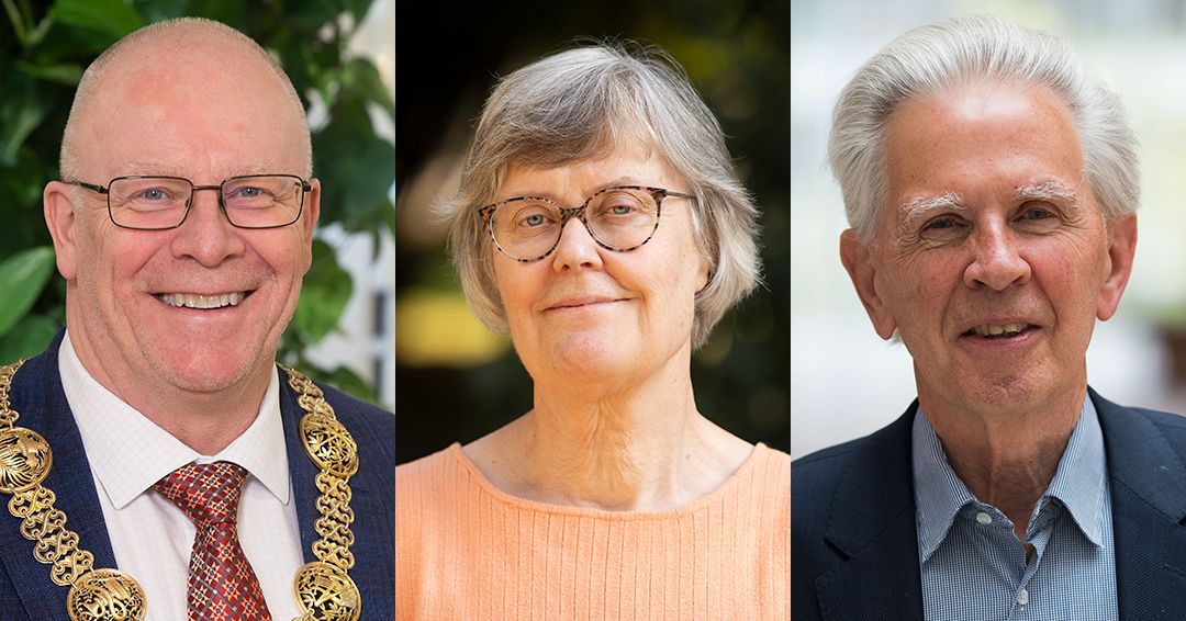 Professor Hagfeldt, Professor Wallentin and Professor Ågren